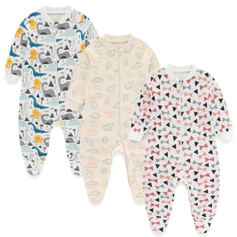 3 Pack kiddiezoom™ Long Sleeve Jumpsuits