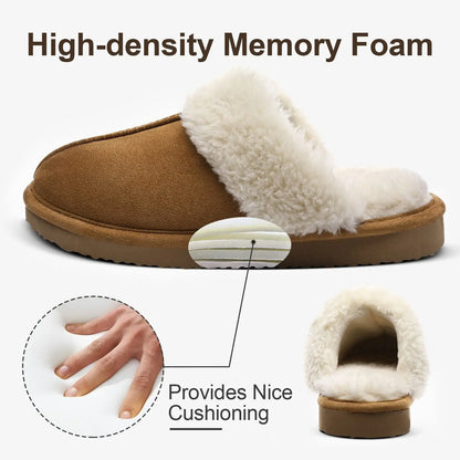 New Winter Fuzzy Women Slippers Indoor