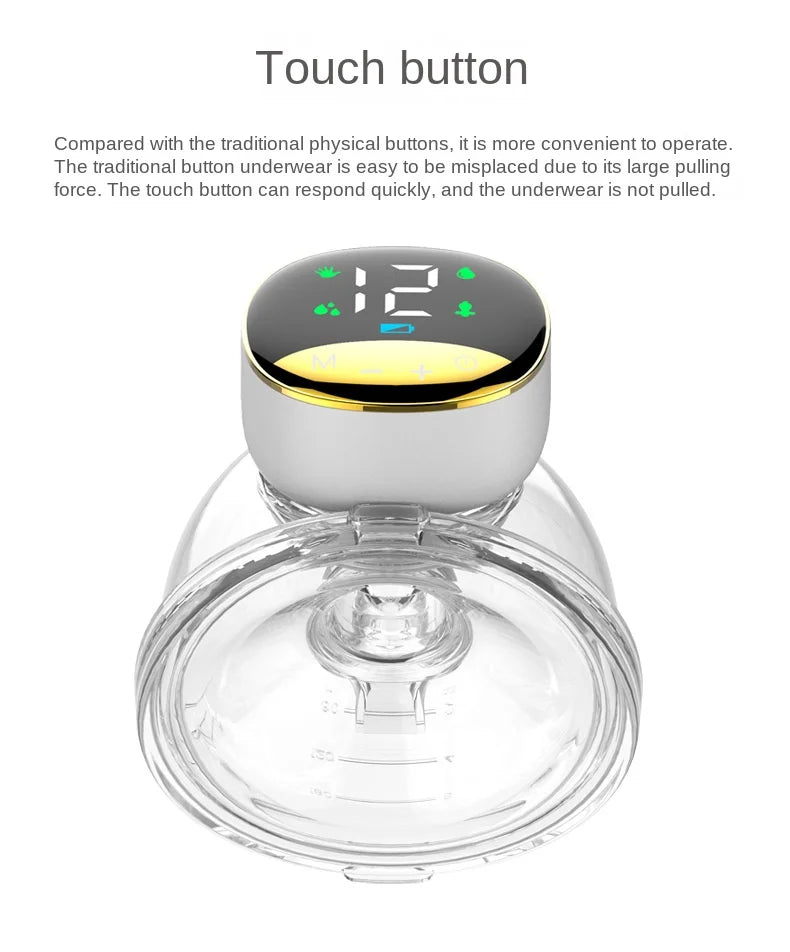 Tire-lait mains libres – Tire-lait électrique portable et portable