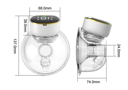 Tire-lait mains libres – Tire-lait électrique portable et portable