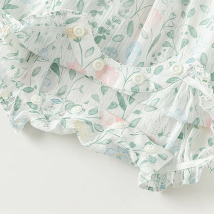 Combinaison fleurie décontractée