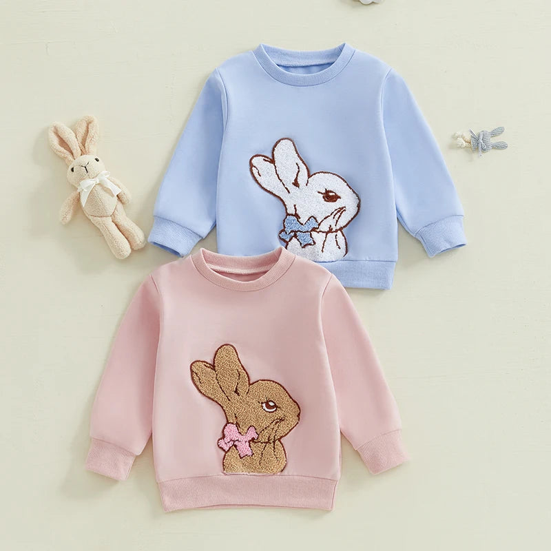 T-shirt brodé lapin d'automne