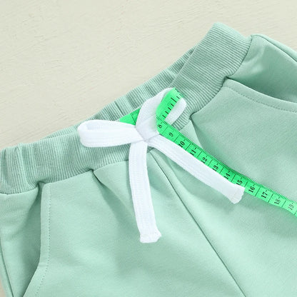 Summer Outfits Golf Embroidered Stripe Outfit