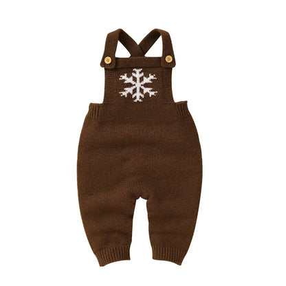 Snowflakes Overall Jumpsuit