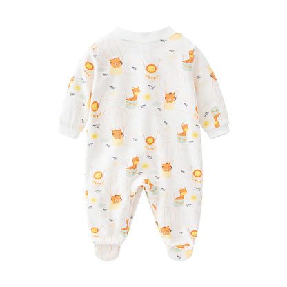 Thin Harem Sunflower Crawling Jumpsuit