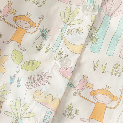 Floral Polo Tee Short Sleeved Shirt