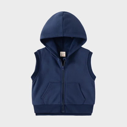 Gilet de printemps avec capuche