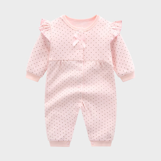 Blossom Polka Dot Infant Jumpsuit