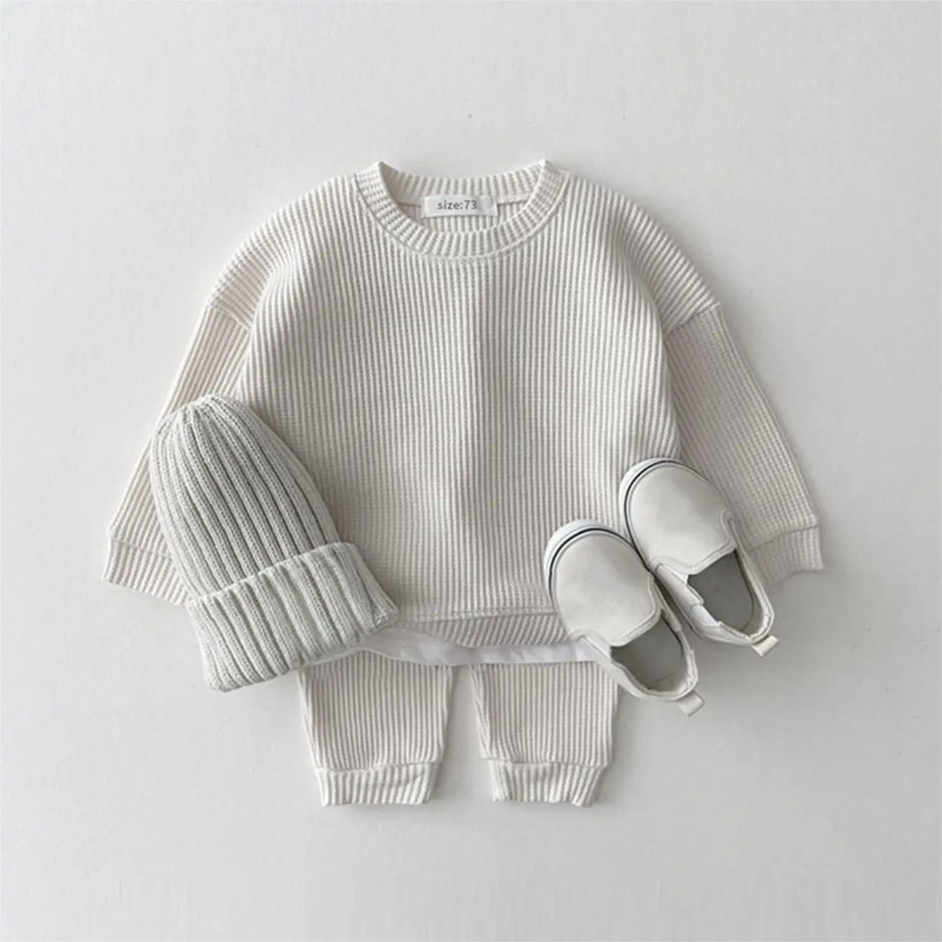 3 Piece Knitted Waffle Tracksuit