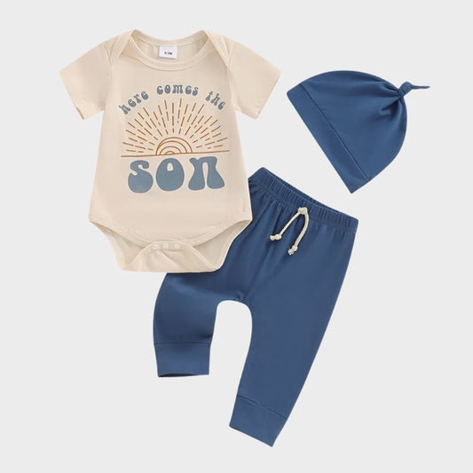 3 Piece Summer Baby Outfit