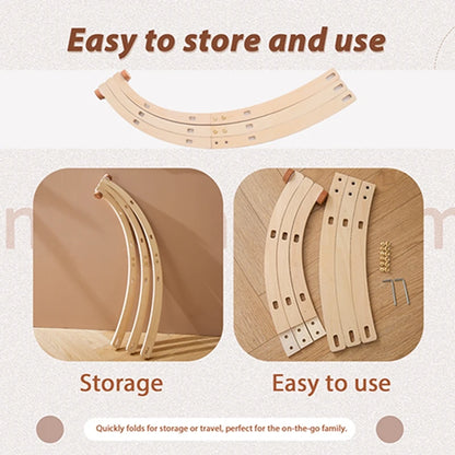 Wooden Baby Play Gym