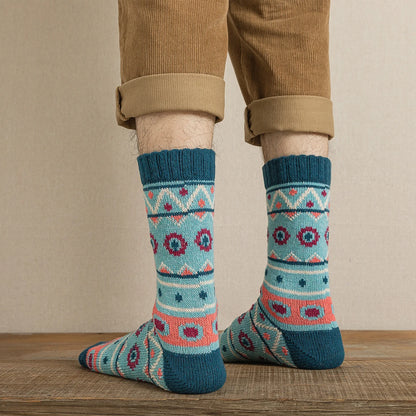 5 Pairs Unisex Thick Retro Warm Socks