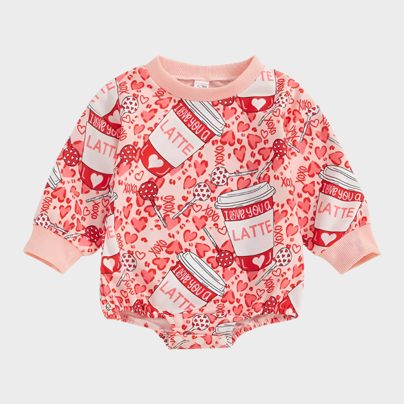 Latte Heart Bodysuit