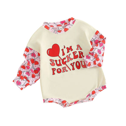 Valentine Heat Lollipop Bodysuit