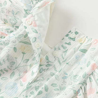 Combinaison fleurie décontractée