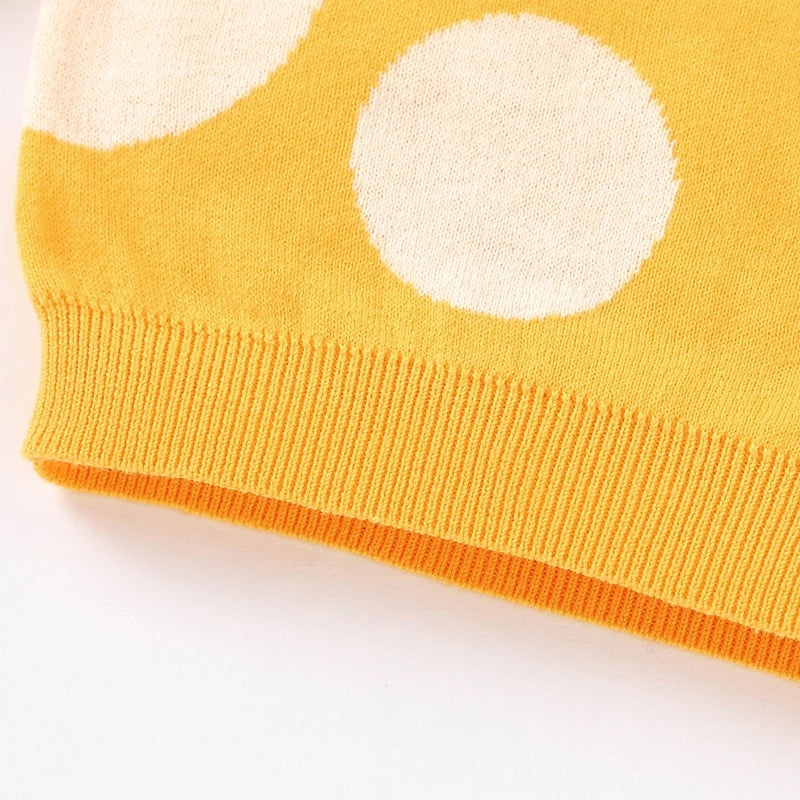 Polka Dots Long Sleeve Sweatshirt