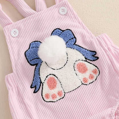 Body brodé lapin de Pâques