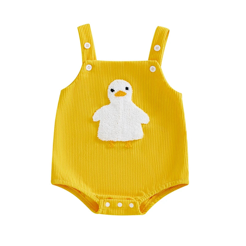 Newborn Embroidered Bunny Bodysuit