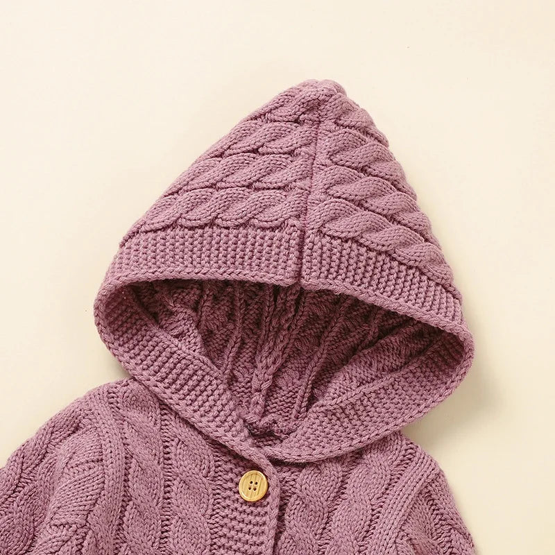 Knitted Autumn Hooded Grow suit