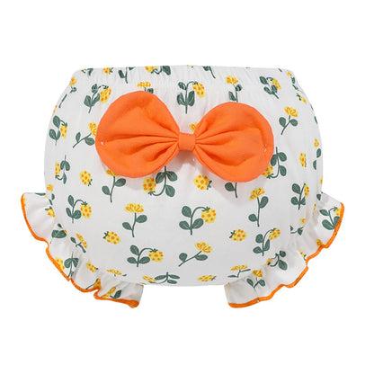 Ruffle Bow Diaper