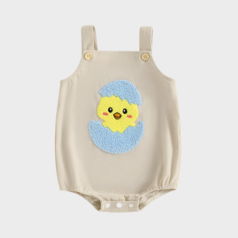 Embroidered Cartoon Bodysuit