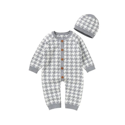 2 Piece Fashion Knitted Grow suit