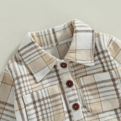 Body à motif écossais vintage 