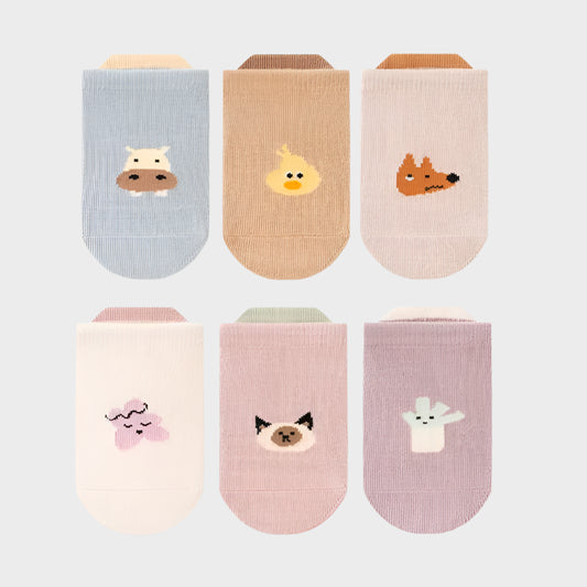 6 Pair Anti Slip Socks