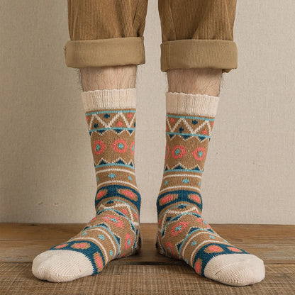 5 Pairs Unisex Thick Retro Warm Socks