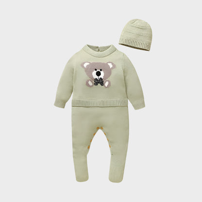 2 Piece O-neck Growsuit