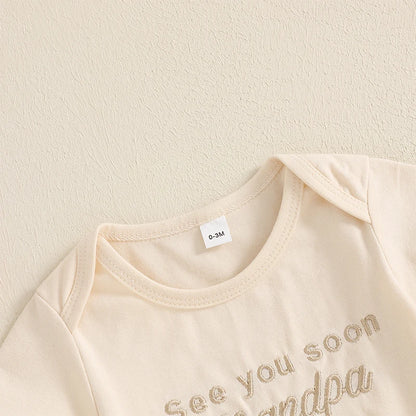 Embroidery Short Sleeve Bodysuit