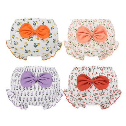 Ruffle Bow Diaper