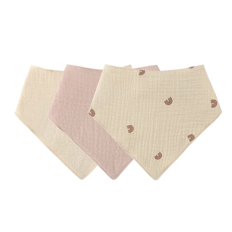 5 Piece Triangle Bandana Bib