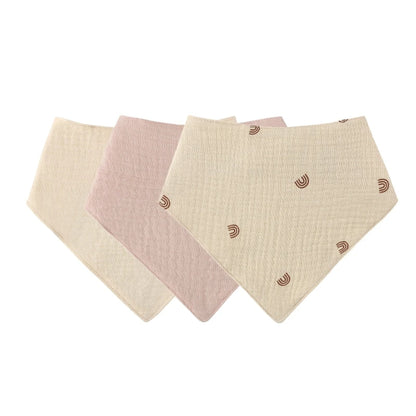 5 Piece Triangle Bandana Bib