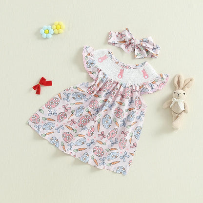 Floral Casual With Headband