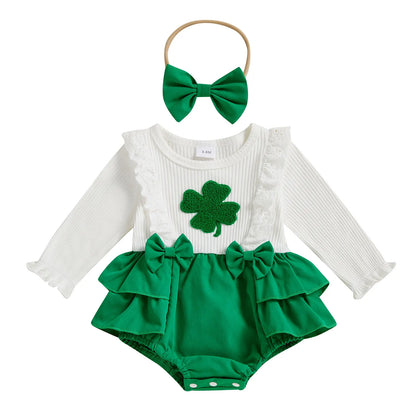 Clover Bodysuit with Headband