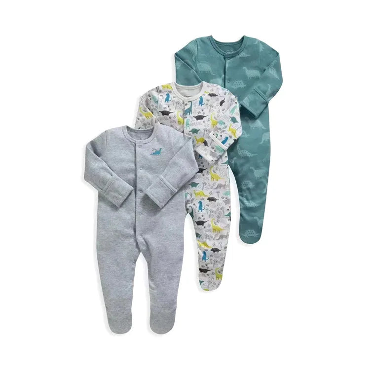 3 Pieces Essential Newborn Jumpsuit