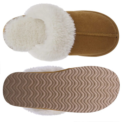 New Winter Fuzzy Women Slippers Indoor