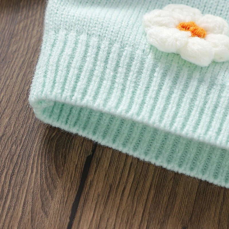 Floral V-neck Single Breasted Cardigan