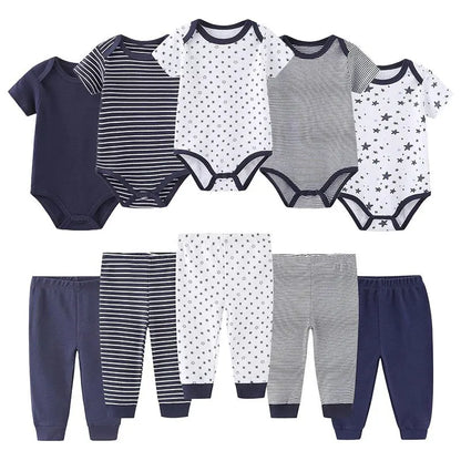 5 Sets Bodysuit with Pants