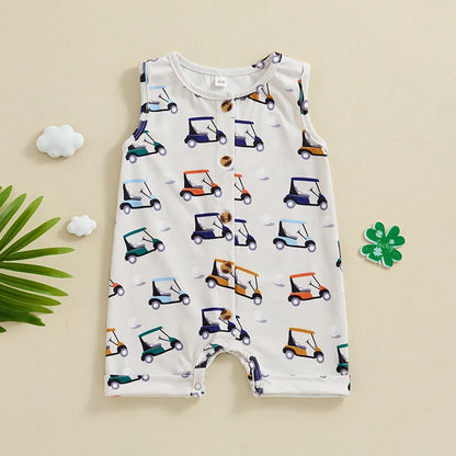 Newborn Baby Golf Romper