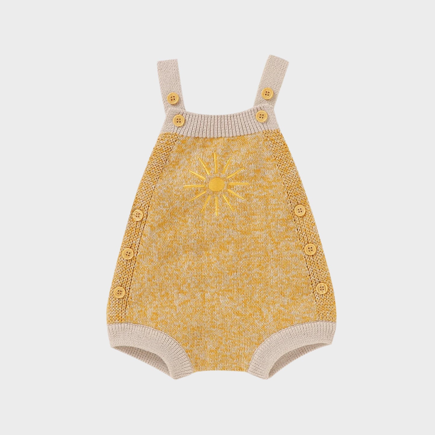 Knitted Sun Embroidered