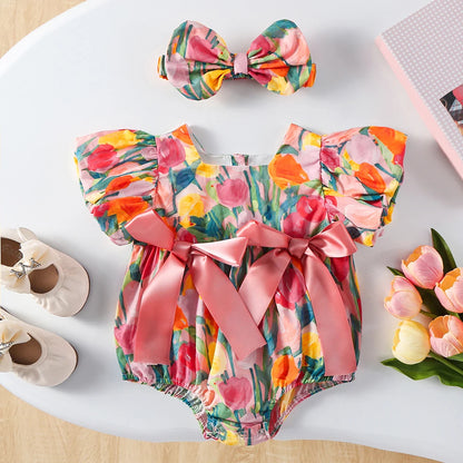 Puff Sleeve with Headband