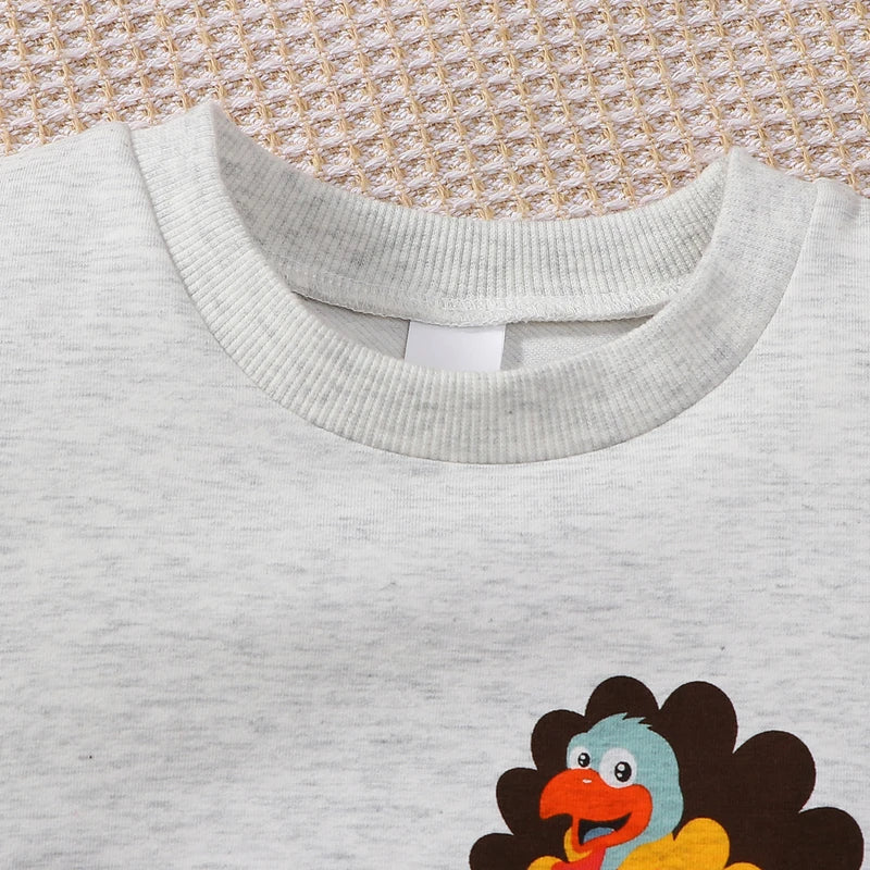 Thanksgiving Casual Long Sleeve Bodysuit