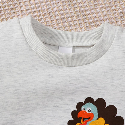 Thanksgiving Casual Long Sleeve Bodysuit