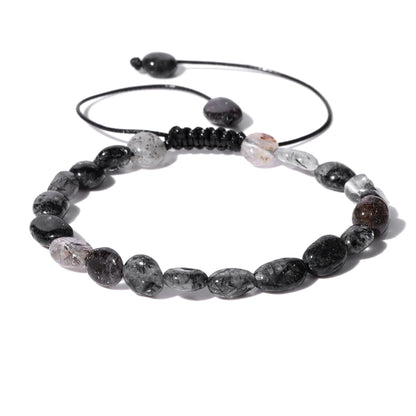 Apatite Stone Bead Bracelet Natural Aquamarines