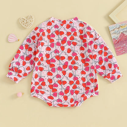 Valentine Heat Lollipop Bodysuit