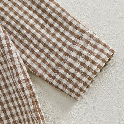 Plaid Collar Bodysuit