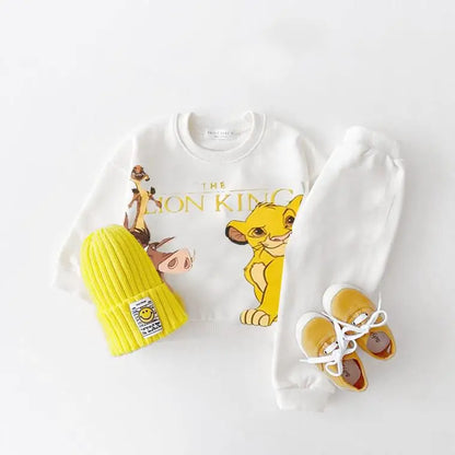 3 Piece Autumn Cartoon Tracksuit