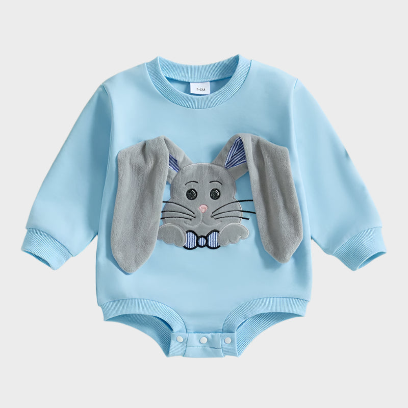 Floppy Eared Bunny Embroidered Bodysuit
